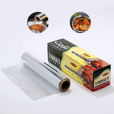 Customize Length Heavy Duty Food Grade Aluminum Foil Roll for Kitchen Wraps and Baking