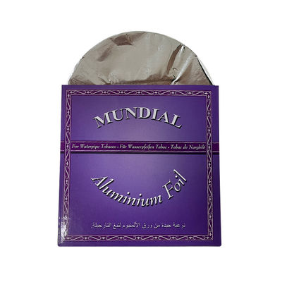 Round Square Aluminum Foil Shisha Paper Sheet With Hole For Customized Hookah Length