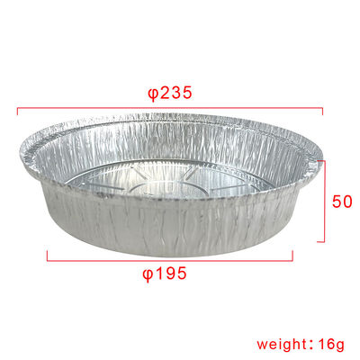 Disposable Aluminum Foil Pizze Pan with Material and Environmental Friendly Advantage