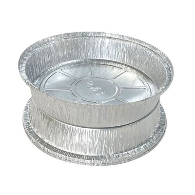 Disposable Aluminum Foil Pizze Pan with Material and Environmental Friendly Advantage
