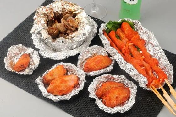 Customized Width and Logo Aluminium Foil Pop Up Sheets for Convenient Food Packaging