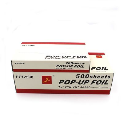 Customized Roll Width Hairdressing Aluminum Foil Pop Up Sheets for Salon Hair Styling