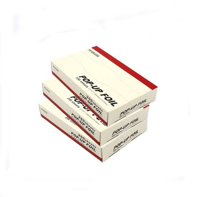 Customized Roll Width Hairdressing Aluminum Foil Pop Up Sheets for Salon Hair Styling
