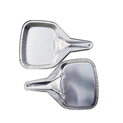 Rectangle Aluminum Foil Baking Pan Aluminium Foil Tray With Handle for Food Packing