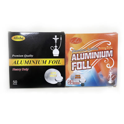 Disposable Hookah Shisha Aluminum Foil Insulated Sheet with Customized Logo Treatment
