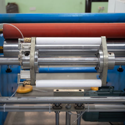 0.009-0.03mm Raw Material Semi-automatic 2 Spindles Aluminium Foil Rewinding Machinery