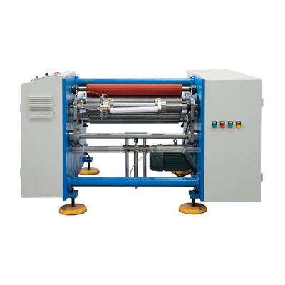 0.009-0.03mm Raw Material Semi-automatic 2 Spindles Aluminium Foil Rewinding Machinery