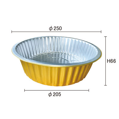 Disposable Aluminum Foil Tray for Roasting Food Grade Container Pulp Moulding Process Type