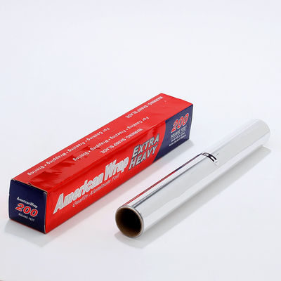 Service Food Grade Aluminum Tin Foil Roll with Silver Finish and Customized Width