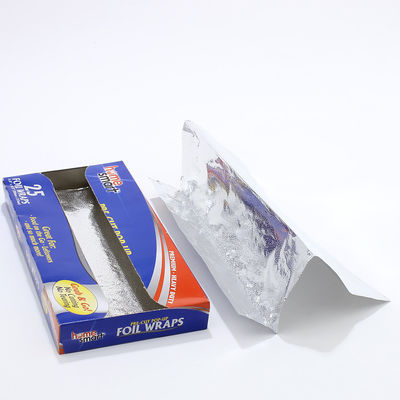 Customized Disposable Aluminum Foil Paper Sheet for Food Packaging and Household BBQ