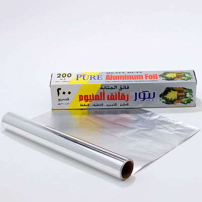 8011 Alloy Household Aluminum Foil Wrapping Paper Roll with Customized Width Heavy Duty