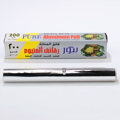 8011 Alloy Household Aluminum Foil Wrapping Paper Roll with Customized Width Heavy Duty