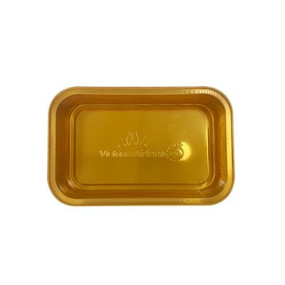 Rectangle Aluminum Foil Tray for Food Packaging To Go Food Process Type Pulp Moulding