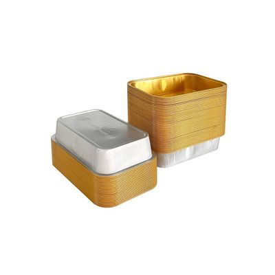 Rectangle Aluminum Foil Tray for Food Packaging To Go Food Process Type Pulp Moulding