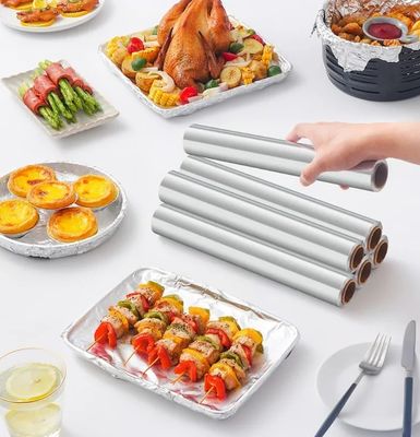 Customized Logo Aluminum Hair Foil Disposable Aluminum Foil for Kitchen Usage Catering