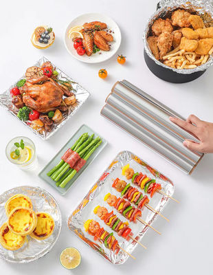 Customized Thickness Household Disposable Aluminium Foil Paper Rolls for Foil Containers