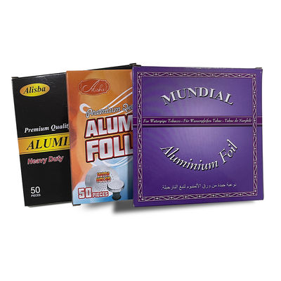 Disposable 20mic 30mic 32mic 40mic 45mic Aluminum Foil for Hookah Thickness customized