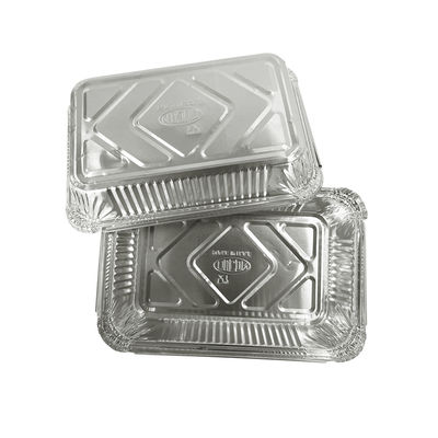 Food Packing Process Type Pulp Moulding Aluminum Foil Oven Tray for Convenient Baking