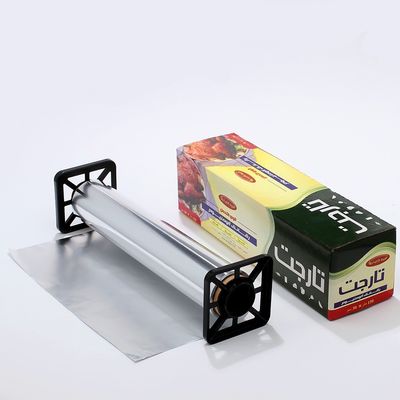 Customize Length Heavy Duty Food Grade Aluminum Foil Roll for Kitchen Wraps and Baking