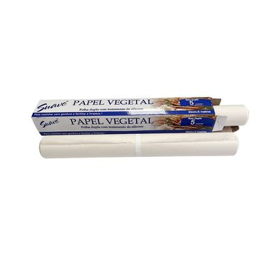 Convenient Kitchen White Silicone Baking Paper Roll With Chemical Pulp And Durability