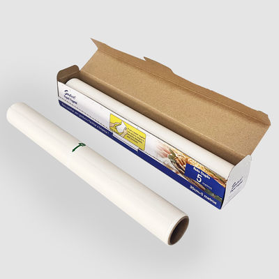 Convenient Kitchen White Silicone Baking Paper Roll With Chemical Pulp And Durability