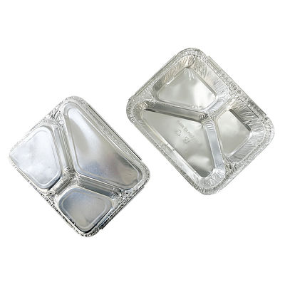 Custom Order Accepted Aluminum Foil Food Container for Rectangular Muffin Packaging