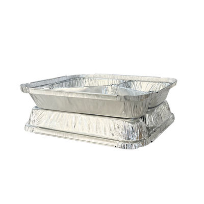 Custom Order Accepted Aluminum Foil Food Container for Rectangular Muffin Packaging