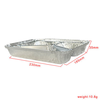 Custom Order Accepted Aluminum Foil Food Container for Rectangular Muffin Packaging