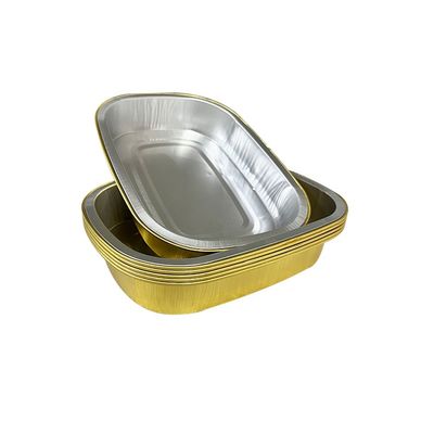 Aluminum Foil Food Container Hot and Cold Recyclable Meal Prep Disposable Silver Foil Tray
