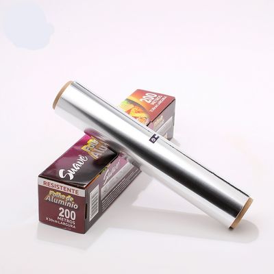 Environmentally Friendly Heavy Duty Silver Laminated Aluminum Foil Roll for Packaging