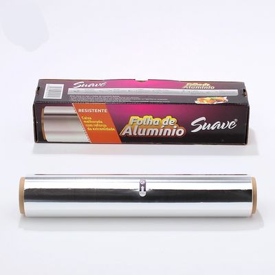 Environmentally Friendly Heavy Duty Silver Laminated Aluminum Foil Roll for Packaging