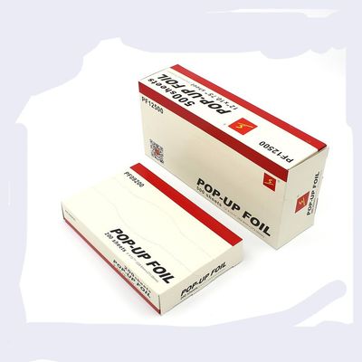 OEM Hair Dressing Aluminum Foil For Hair Salon In Roll Or Pop Up Sheet Pre Cut Sheet
