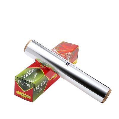 Customized Logo Roasting Aluminum Foil 20 Microns 30cmx300m Silver Heavy Duty Jumbo Roll