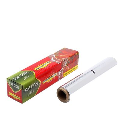 Customized Logo Roasting Aluminum Foil 20 Microns 30cmx300m Silver Heavy Duty Jumbo Roll