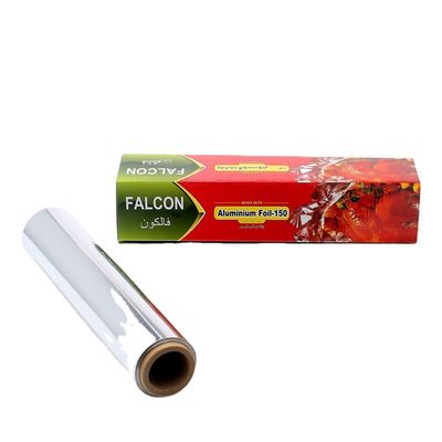 Customized Logo Roasting Aluminum Foil 20 Microns 30cmx300m Silver Heavy Duty Jumbo Roll