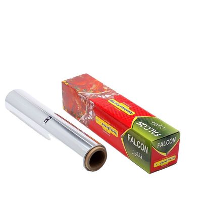 Customized Logo Roasting Aluminum Foil 20 Microns 30cmx300m Silver Heavy Duty Jumbo Roll
