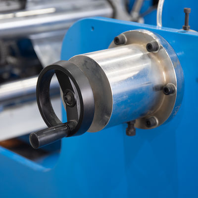Manufacturing Plant Aluminum Foil Roll Rewinding Machine with 120-450mm Material Width