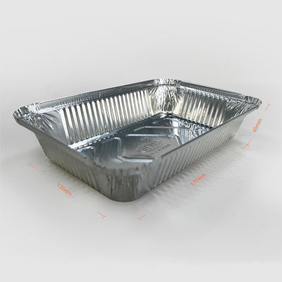 Aluminum Foil Food Storage Container with Paper Lid Environmental Friendly and Durable