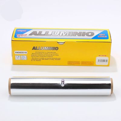 Pharmaceutical Aluminum Foil Rolls for Kitchen Silver Laminated Shrink Film Packaging