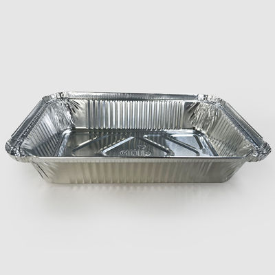 Aluminum Foil Food Storage Container with Paper Lid Environmental Friendly and Durable