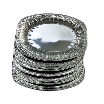 Food Eco Pizza Recyclable Aluminium Foil Round Tray Container Turkey Pan Custom Order