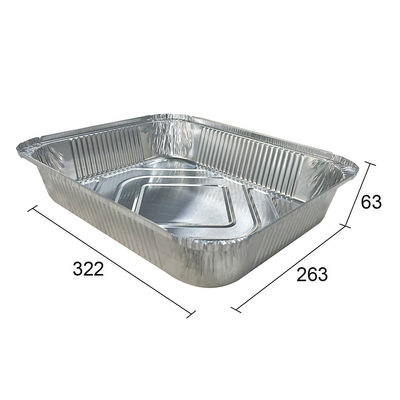 Food Container Recyclable Aluminum Foil Oval Roaster Pan for Turkey Roasting Needs