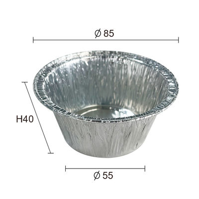 Custom Order Accepted for Disposable Aluminum Tin Foil Pie Pans and Mini Cake Cups