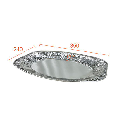 Process Type Pulp Moulding Aluminum Event Catering Trays for Roast Chicken and Fish