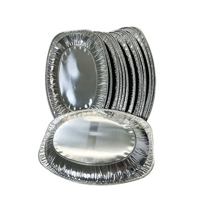 Process Type Pulp Moulding Aluminum Event Catering Trays for Roast Chicken and Fish