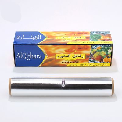Kitchen 75 Sq Ft Food Packing Catering Aluminium Foil Rolls with Customized Thickness