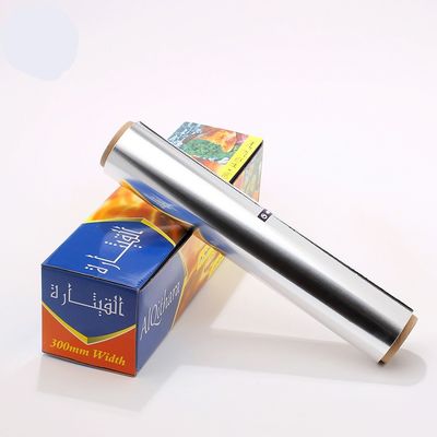 Kitchen 75 Sq Ft Food Packing Catering Aluminium Foil Rolls with Customized Thickness