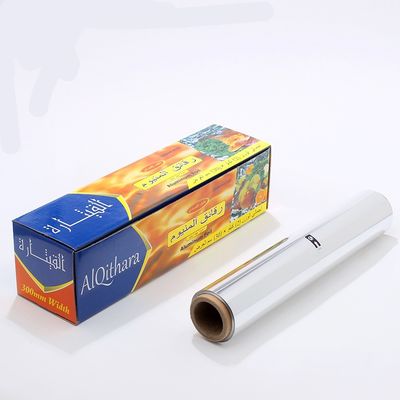 Kitchen 75 Sq Ft Food Packing Catering Aluminium Foil Rolls with Customized Thickness