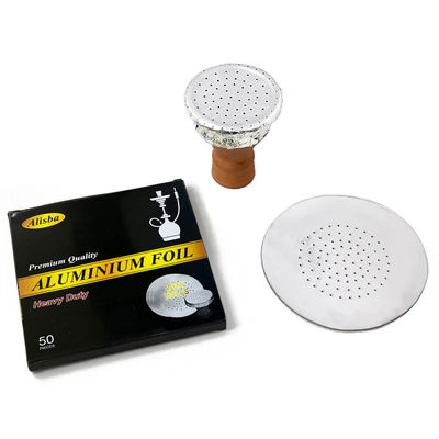 Shisha Hookah Bowl Accessories Customized Length Perforated Aluminium Foil with Hole