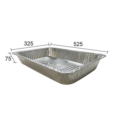 Half Size Aluminium Container for Food Packaging Custom Order Pulp Moulding Process